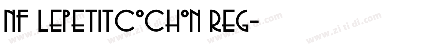 NF Lepetitcochon Reg字体转换